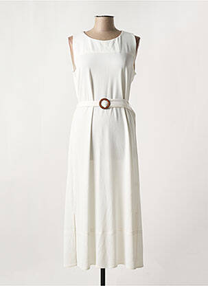 Rochie lungă alb PAZ TORRAS femeie