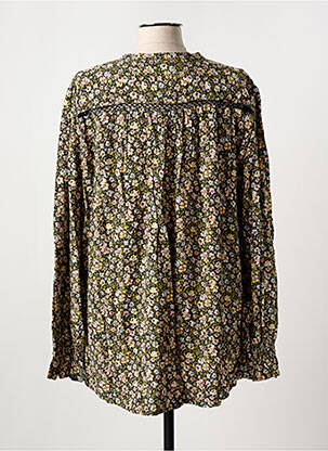 Cămașă imprimeu floral mâneci lungi verde JENSEN femeie