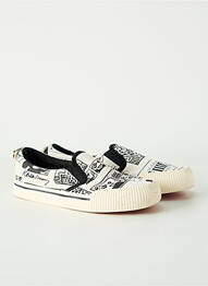 Slip-on-uri vârf rotund vârf rotund alb H&M garcon