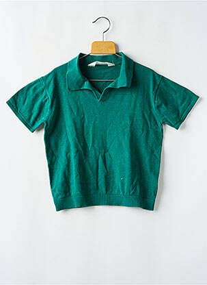 Pulover elasticitate mâneci scurte verde H&M băiat