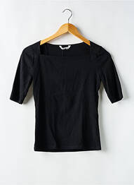 Top țesătură jersey mâneci 3/4 negru ZARA femme