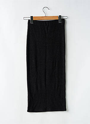 Fustă midi elasticitate negru ZARA femeie