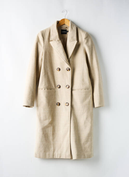 Palton lung bej BOOHOO femeie