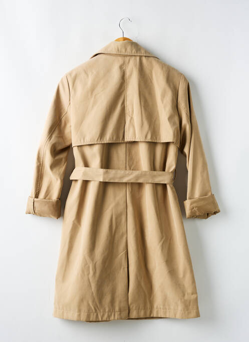Trench țesătură poplin fără glugă bej 3S X STYLIST femme