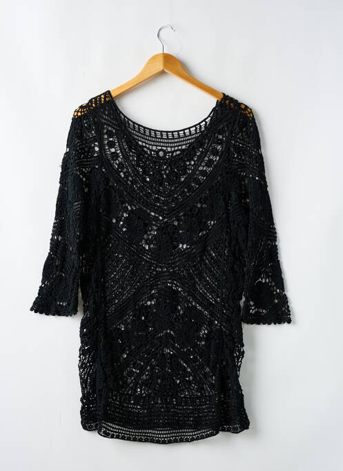 Tunică mâneci lungi negru SANS MARQUE femeie