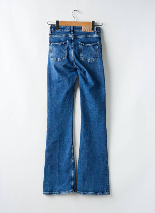 Blugi cu croială evazată albastru ZARA femeie