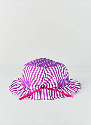 Pălărie țesătură poplin violet VL COLLECTION fată
