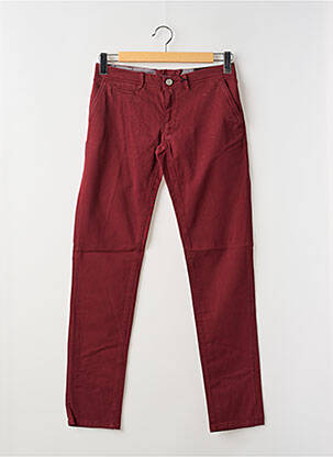 Pantalon chino roșu LA CIBLE ROUGE bărbat