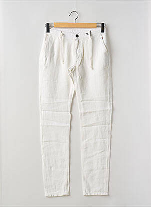 Pantalon slim alb LA CIBLE ROUGE bărbat