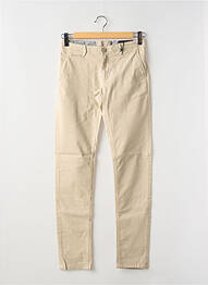 Pantalon chino elasticitate mărime normală bej LA CIBLE ROUGE homme