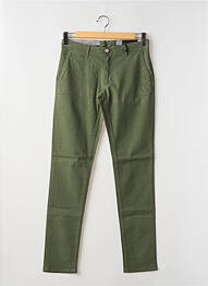 Pantalon chino elasticitate mărime normală verde LA CIBLE ROUGE homme