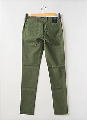 Pantalon chino elasticitate mărime normală verde LA CIBLE ROUGE bărbat