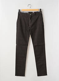 Pantalon chino elasticitate mărime normală negru LA CIBLE ROUGE homme
