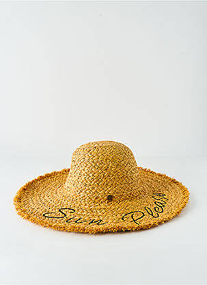 Pălărie formă pălărie de paie maro VL COLLECTION unisex