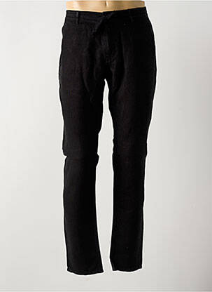 Pantalon slim închidere cu fermoar sub clapetă cu nasturi mărime normală negru LA CIBLE ROUGE bărbat