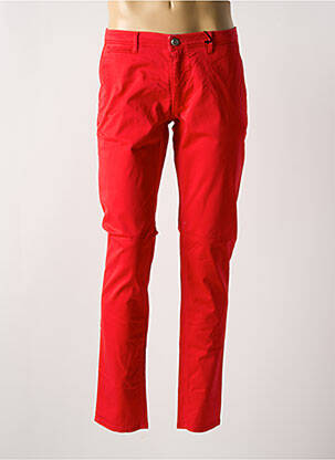 Pantalon chino buzunare roșu LA CIBLE ROUGE bărbat