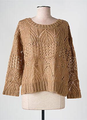 Pulover bej SEE U SOON femeie