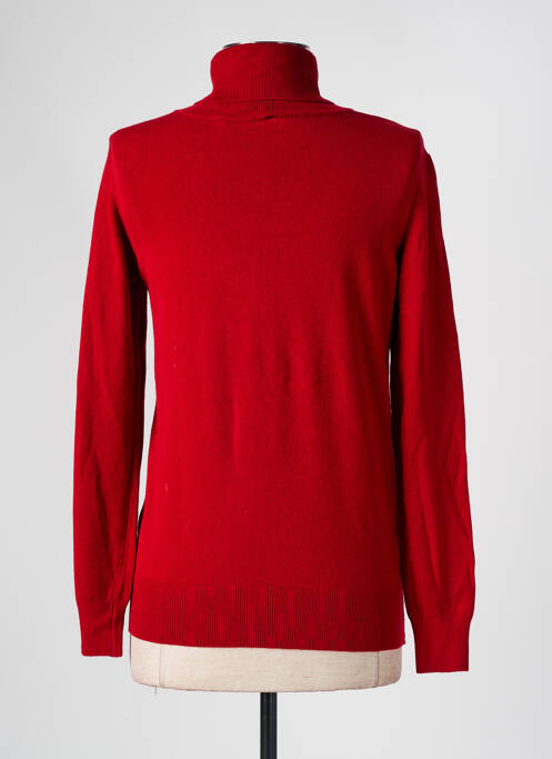 Pulover cu guler înalt roșu deschis RINASCIMENTO femeie