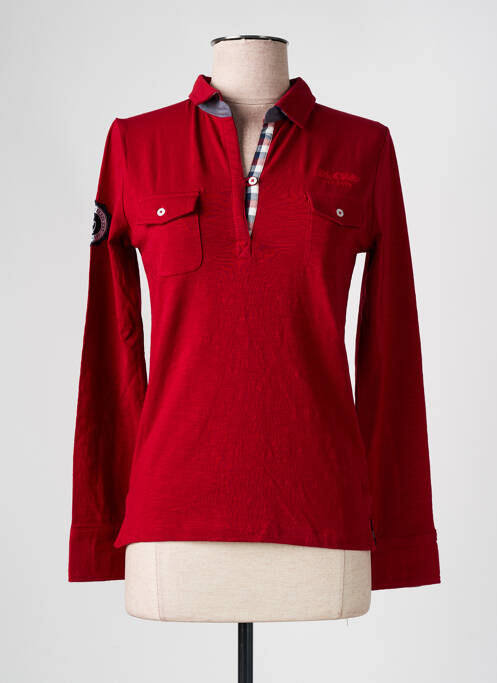 Polo roșu BLACK WELLIS femeie