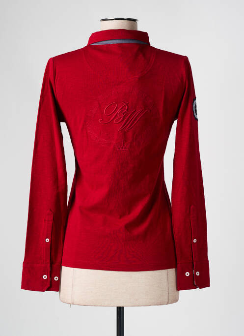 Polo roșu BLACK WELLIS femeie