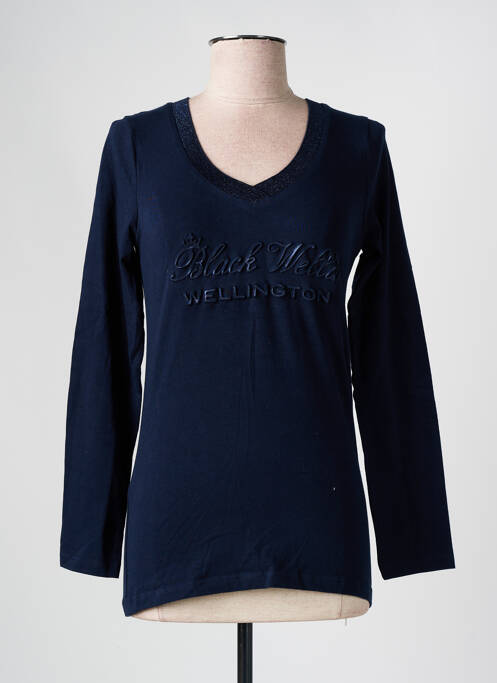 Top albastru BLACK WELLIS femeie