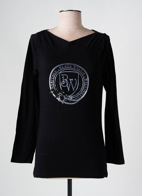Top negru BLACK WELLIS femeie