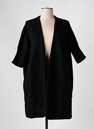 Vestă cu mâneci scurte negru SEE U SOON femeie