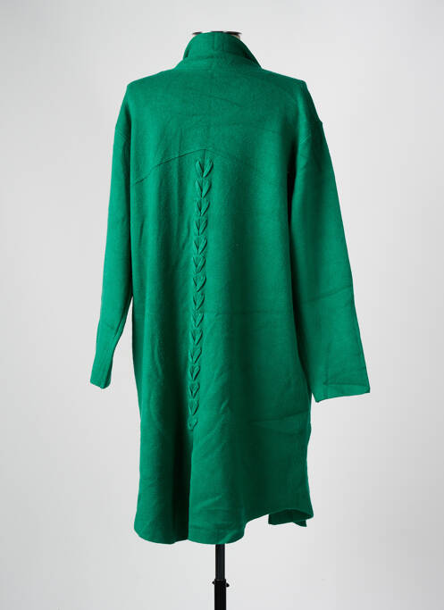 Vestă cu mâneci lungi verde WORLD FASHION femeie