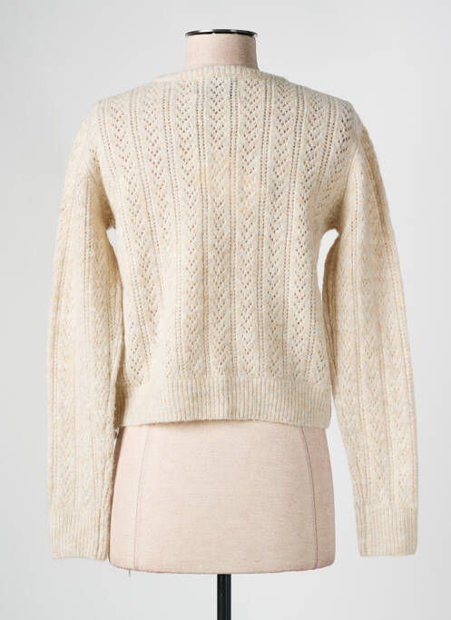 Vestă cu mâneci lungi bej CALIE femeie