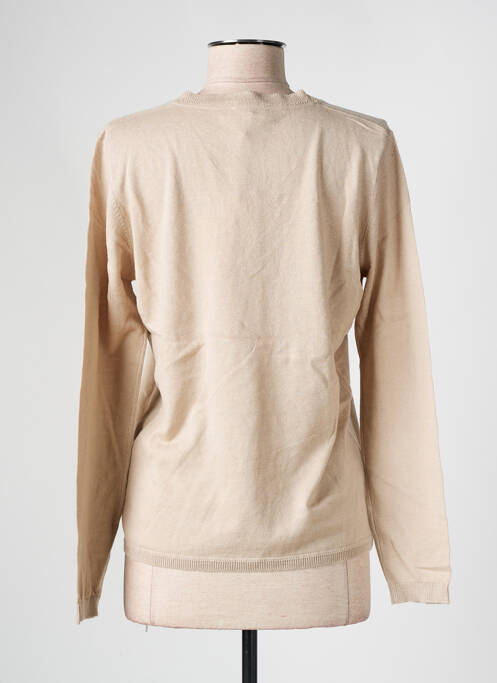 Vestă cu mâneci lungi bej SEASON femeie