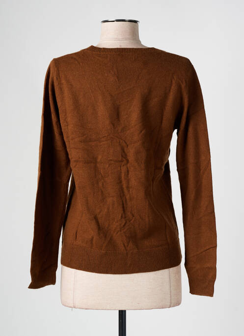 Vestă cu mâneci lungi maro NICE THINGS femeie