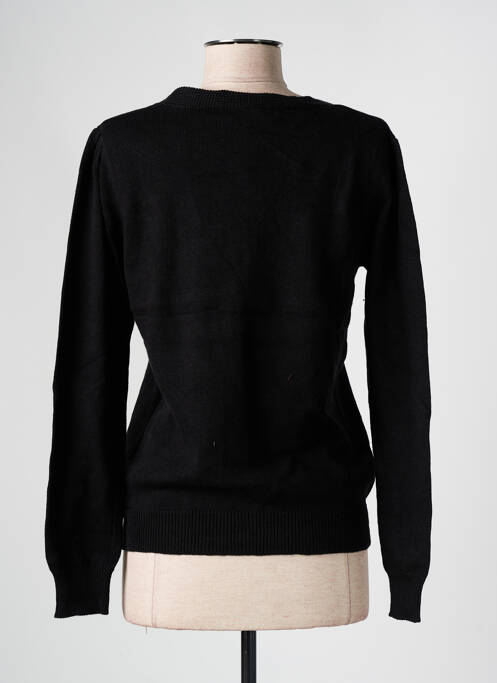 Vestă cu mâneci lungi negru SEE U SOON femeie