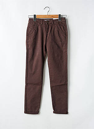Pantalon chino talie joasă talie joasă maro REIKO femeie