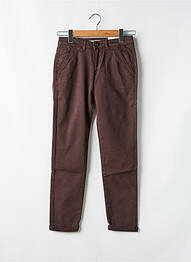 Pantalon chino talie joasă talie joasă maro REIKO femeie