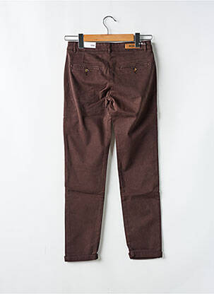 Pantalon chino talie joasă talie joasă maro REIKO femeie