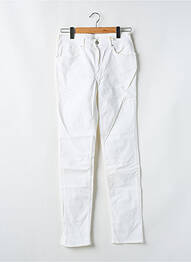 Pantalon slim țesătură poplin mărime normală bej CIMARRON femeie