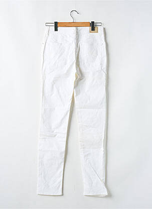 Pantalon slim țesătură poplin mărime normală bej CIMARRON femeie