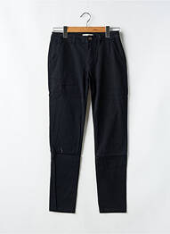 Pantalon chino țesătură poplin mărime normală negru CLOSETTE femeie