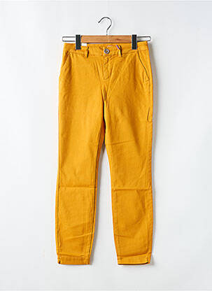 Pantalon chino portocaliu KANOPE femeie