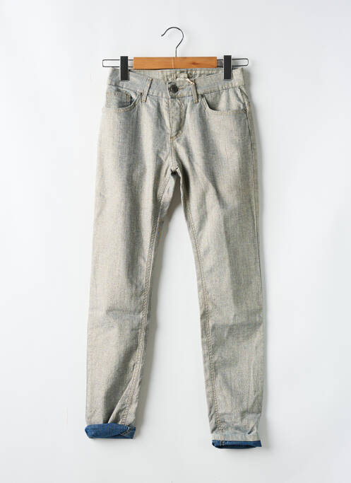 Blugi cu croială slim auriu AMELIE & AMELIE femeie