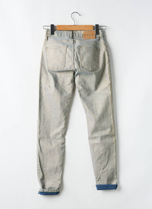 Blugi cu croială slim auriu AMELIE & AMELIE femeie