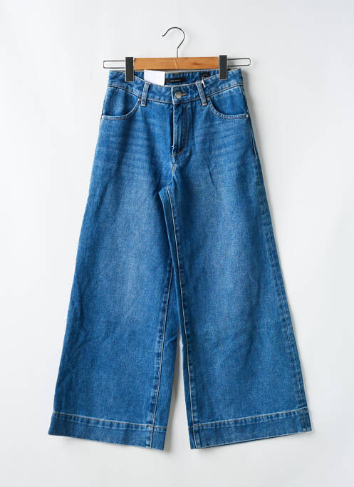 Blugi cu croială largă albastru F.A.M. femeie