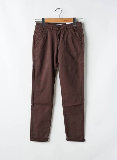 Pantalon chino maro REIKO femeie