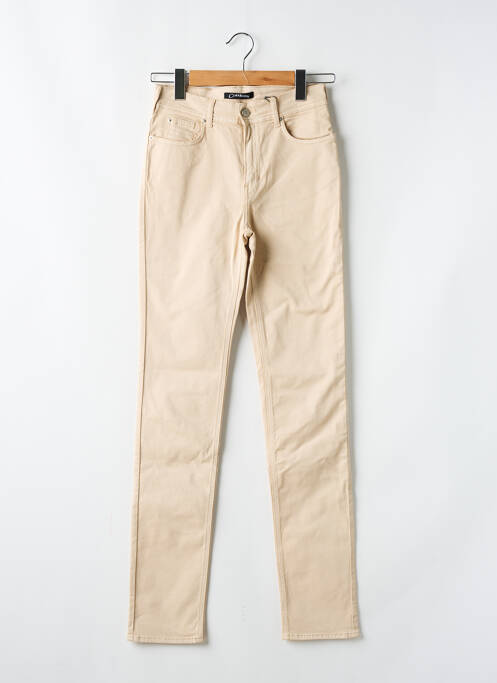 Blugi cu croială slim bej CIMARRON femeie