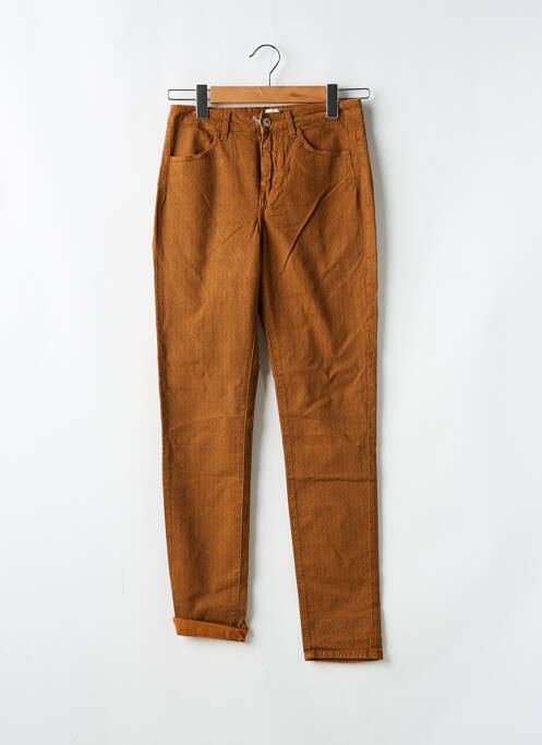 Pantalon slim portocaliu KANOPE femeie