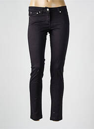 Pantalon slim talie joasă talie joasă negru 22 OCTOBRE DE STRELLI femme