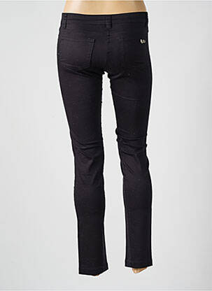 Pantalon slim talie joasă talie joasă negru 22 OCTOBRE DE STRELLI femeie