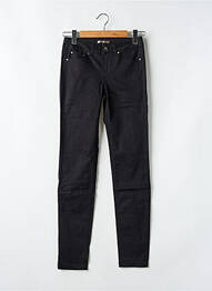 Pantalon slim talie joasă talie joasă negru LES P'TITES BOMBES femme
