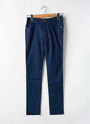 Pantalon slim talie joasă talie joasă albastru LES P'TITES BOMBES femeie