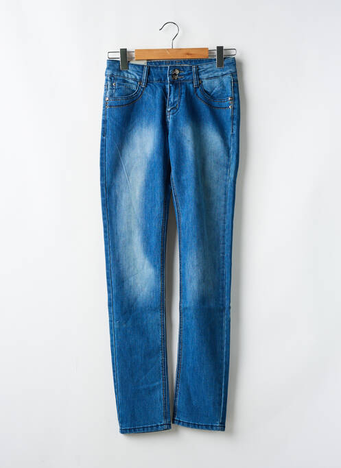 Blugi cu croială slim talie joasă talie joasă albastru ONADO femme